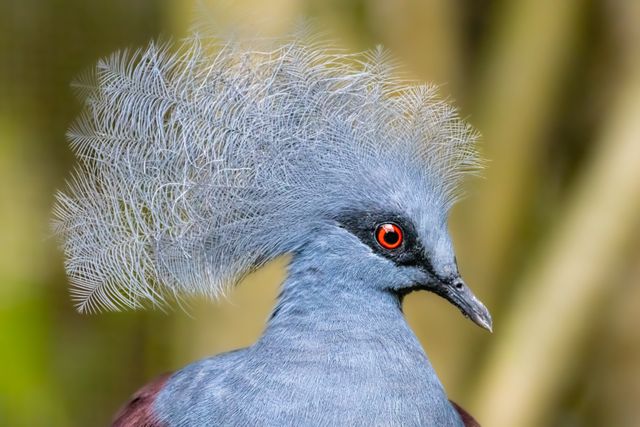 Mambruk uubiat <br>Western crowned pigeon <br> <i>Goura cristata</i>