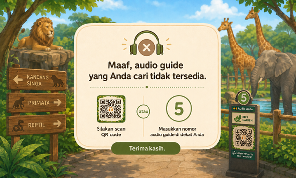 Please Scan QR Code 
or Input
Audio Guide Number